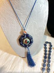 MaxSold Auction: 13 necklaces in blues - Port Townsend (Washington, USA) PARTNER MANAGED Estate Sale Online Auction - Rosewood Street