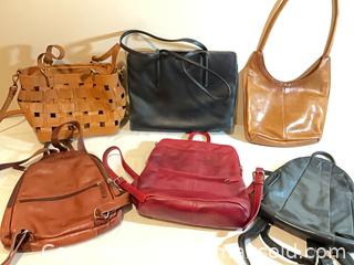 MaxSold Auction: 6 Leather Bags - Port Townsend (Washington, USA) PARTNER MANAGED Estate Sale Online Auction - Rosewood Street