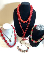 MaxSold Auction: African Beads, large and small coral necklaces - Port Townsend (Washington, USA) PARTNER MANAGED Estate Sale Online Auction - Rosewood Street