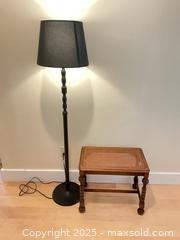 MaxSold Auction: Antique Berkey and Gay Cane Bench and Lamp - Port Townsend (Washington, USA) PARTNER MANAGED Estate Sale Online Auction - Rosewood Street