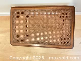 MaxSold Auction: Antique Berkey and Gay Cane Bench and Lamp - Port Townsend (Washington, USA) PARTNER MANAGED Estate Sale Online Auction - Rosewood Street