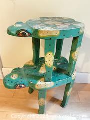 MaxSold Auction: Folk Art Frog end tables - Port Townsend (Washington, USA) PARTNER MANAGED Estate Sale Online Auction - Rosewood Street