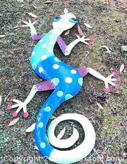 MaxSold Auction: Large Painted Metal Gecko - Port Townsend (Washington, USA) PARTNER MANAGED Estate Sale Online Auction - Rosewood Street