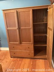 MaxSold Auction: Large Wood Wardrobe made by Grain - Port Townsend (Washington, USA) PARTNER MANAGED Estate Sale Online Auction - Rosewood Street