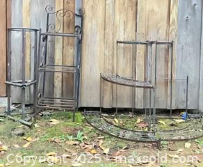 MaxSold Auction: Metal plant stands - Port Townsend (Washington, USA) PARTNER MANAGED Estate Sale Online Auction - Rosewood Street