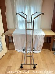 MaxSold Auction: Rolling Clothes Rack, closet/Jewelry storage - Port Townsend (Washington, USA) PARTNER MANAGED Estate Sale Online Auction - Rosewood Street
