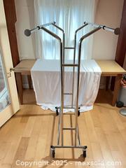 MaxSold Auction: Rolling Clothes Rack, closet/Jewelry storage - Port Townsend (Washington, USA) PARTNER MANAGED Estate Sale Online Auction - Rosewood Street