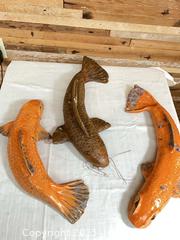 MaxSold Auction: Three ceramic Koi fish - Port Townsend (Washington, USA) PARTNER MANAGED Estate Sale Online Auction - Rosewood Street