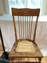 MaxSold Auction: Vintage Chair and Stained Glass Floor Lamp - Port Townsend (Washington, USA) PARTNER MANAGED Estate Sale Online Auction - Rosewood Street