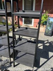 MaxSold Auction: Set of 3 Ladder-Style Shelving Units, 4 Shelves Each - Southborough (Massachusetts, USA) SELLER MANAGED Estate Sale Online Auction - Northboro Road