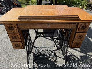 MaxSold Auction: Singer Cabinet Sewing Machine in Oak Cabinet - Southborough (Massachusetts, USA) SELLER MANAGED Estate Sale Online Auction - Northboro Road