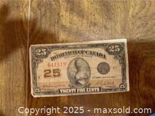 MaxSold Auction: North American Currency - Saanich (British Columbia, Canada) PARTNER MANAGED Moving Online Auction - Annabern Crescent