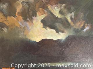 MaxSold Auction: Oil Painting - Saanich (British Columbia, Canada) PARTNER MANAGED Moving Online Auction - Annabern Crescent