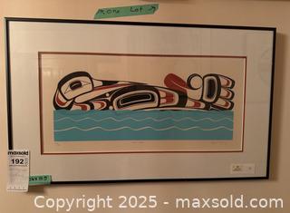 MaxSold Auction: Serigraph Print - Saanich (British Columbia, Canada) PARTNER MANAGED Moving Online Auction - Annabern Crescent