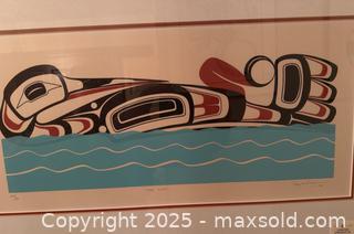 MaxSold Auction: Serigraph Print - Saanich (British Columbia, Canada) PARTNER MANAGED Moving Online Auction - Annabern Crescent