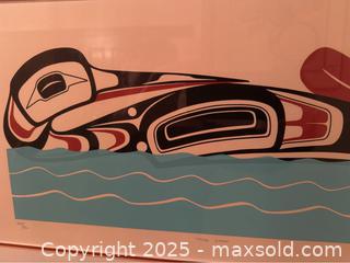 MaxSold Auction: Serigraph Print - Saanich (British Columbia, Canada) PARTNER MANAGED Moving Online Auction - Annabern Crescent