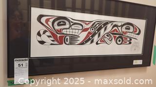 MaxSold Auction: Serigraph Print - Saanich (British Columbia, Canada) PARTNER MANAGED Moving Online Auction - Annabern Crescent