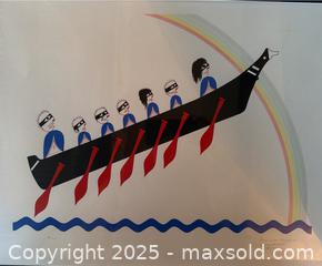 MaxSold Auction: Serigraph Print - Saanich (British Columbia, Canada) PARTNER MANAGED Moving Online Auction - Annabern Crescent