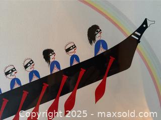 MaxSold Auction: Serigraph Print - Saanich (British Columbia, Canada) PARTNER MANAGED Moving Online Auction - Annabern Crescent