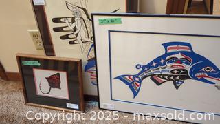 MaxSold Auction: Serigraph Prints - Saanich (British Columbia, Canada) PARTNER MANAGED Moving Online Auction - Annabern Crescent