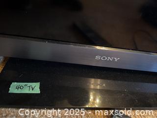 MaxSold Auction: Sony 40 inch LED TV - Saanich (British Columbia, Canada) PARTNER MANAGED Moving Online Auction - Annabern Crescent