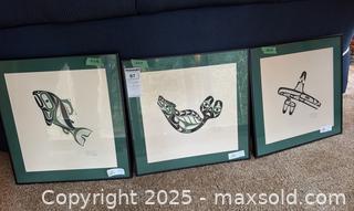 MaxSold Auction: Three Serigraphs - Saanich (British Columbia, Canada) PARTNER MANAGED Moving Online Auction - Annabern Crescent