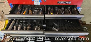 MaxSold Auction: (8) Drawers of Tools (Contents Only) plus items directly above Cabinet - Reisterstown (Maryland, USA) PARTNER MANAGED Estate Sale Online Auction - Nicodemus Road