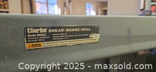 MaxSold Auction: Clarke Shear/Brake/Roll Machine - Reisterstown (Maryland, USA) PARTNER MANAGED Estate Sale Online Auction - Nicodemus Road