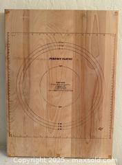 MaxSold Auction: Large Pastry Board With Measurements 24? X 20&#34; Kneading Board Wood Cutting Board - Los Altos (California, USA) SELLER MANAGED Estate Sale Online Auction - Holt Avenue