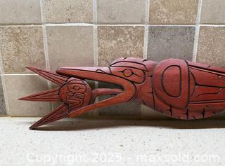 MaxSold Auction: RARE Vintage Eddie Apodaca Squamish Nations Wood Carving - Los Altos (California, USA) SELLER MANAGED Estate Sale Online Auction - Holt Avenue