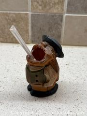 MaxSold Auction: Vintage Anri Big Mouth Matchstick Holder Carved Wooden Italian Folk Art - Los Altos (California, USA) SELLER MANAGED Estate Sale Online Auction - Holt Avenue