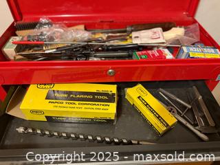 MaxSold Auction: Vintage Sears Craftsmen Toolbox Toolchest &#38; Contents - Los Altos (California, USA) SELLER MANAGED Estate Sale Online Auction - Holt Avenue