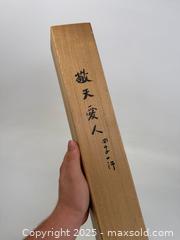 MaxSold Auction: Large japanese wooden scroll storage box - Concord (California, USA) SELLER MANAGED Estate Sale Online Auction - Landana Drive