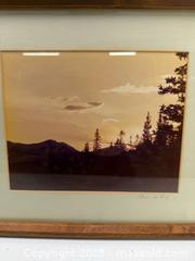 MaxSold Auction: Steven W Perry Sunset In Colorado original framed photograph - Concord (California, USA) SELLER MANAGED Estate Sale Online Auction - Landana Drive