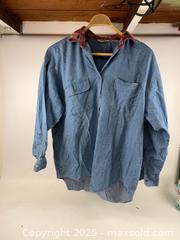 MaxSold Auction: Vintage Northwest blue 100% cotton vintage denim long sleeve shirt/jacket - Concord (California, USA) SELLER MANAGED Estate Sale Online Auction - Landana Drive