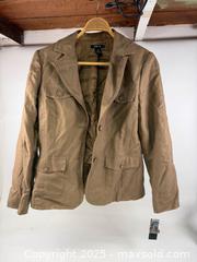 MaxSold Auction: Vintage style and Co. brown/tan size 14 ladies jacket brand new - Concord (California, USA) SELLER MANAGED Estate Sale Online Auction - Landana Drive