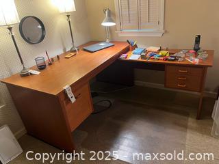 MaxSold Auction: Domino Møbler - Teak Desk MCM &#38; Stationery  - North Vancouver (British Columbia, Canada) PARTNER MANAGED Estate Sale Online Auction - Seymour Boulevard