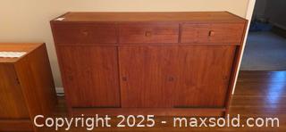 MaxSold Auction: MCM Sideboard/Buffet Teak Laminate  - North Vancouver (British Columbia, Canada) PARTNER MANAGED Estate Sale Online Auction - Seymour Boulevard