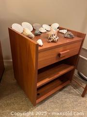 MaxSold Auction: MCM Teak  Made in Denmark Side Table &#38; Møbler Solid Teak magazine rack - North Vancouver (British Columbia, Canada) PARTNER MANAGED Estate Sale Online Auction - Seymour Boulevard