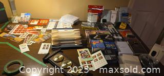 MaxSold Auction: Paper Shreader, Stamps, Printer Ink, Letter Envelopes, Logitech mouse, Barrometer &#38; More - North Vancouver (British Columbia, Canada) PARTNER MANAGED Estate Sale Online Auction - Seymour Boulevard