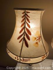 MaxSold Auction: Signed Hobnail Milk Glass Dried Flower Table Lamps - North Vancouver (British Columbia, Canada) PARTNER MANAGED Estate Sale Online Auction - Seymour Boulevard