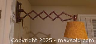 MaxSold Auction: Teak extendable wall Lamp  - North Vancouver (British Columbia, Canada) PARTNER MANAGED Estate Sale Online Auction - Seymour Blvd.