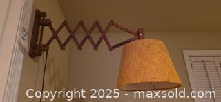 MaxSold Auction: Teak extendable wall Lamp  - North Vancouver (British Columbia, Canada) PARTNER MANAGED Estate Sale Online Auction - Seymour Blvd.