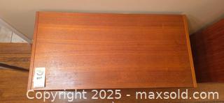MaxSold Auction: Teak Laminate MCM Slide Door Buffet Smaller Size - North Vancouver (British Columbia, Canada) PARTNER MANAGED Estate Sale Online Auction - Seymour Boulevard
