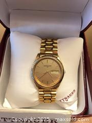 MaxSold Auction: Wittnauer Swiss Made Gold-Tone Stainless Steel Bracelet Watch battery operated  - North Vancouver (British Columbia, Canada) PARTNER MANAGED Estate Sale Online Auction - Seymour Boulevard