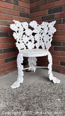 MaxSold Auction: Ornate Cast Iron Victorian Floral Scrollwork Garden Chair - Kingston (Ontario, Canada) SELLER MANAGED Estate Sale Online Auction - Mona Drive