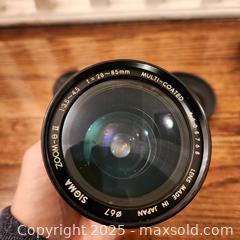 MaxSold Auction: camera lens & attachments  - Toronto (Ontario, Canada) SELLER MANAGED Downsizing Online Auction - Avenue Road