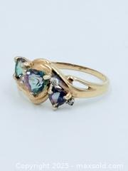 MaxSold Auction: 10k Gold Mystic Topaz Size 7 Ring  - Esquimalt (British Columbia, Canada) PARTNER MANAGED Reseller Online Auction - Lampson Street