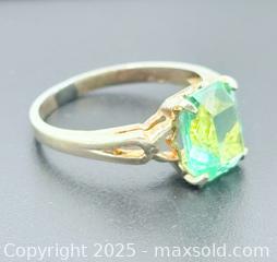 MaxSold Auction: 10k Uranium Glass Ring Size 4 - Esquimalt (British Columbia, Canada) PARTNER MANAGED Reseller Online Auction - Lampson Street