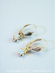 MaxSold Auction: 14K Gold Diamond Lever-Back Earrings - Esquimalt (British Columbia, Canada) PARTNER MANAGED Reseller Online Auction - Lampson Street